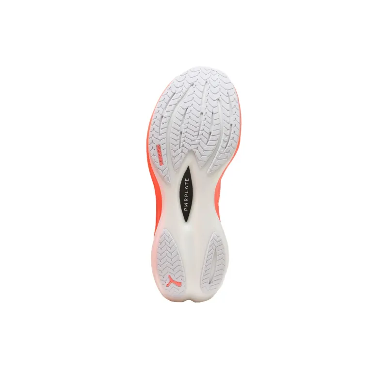 PUMA Deviate NITRO 3 Shock Absorbers With Slip Resistant Features Low Top Running Shoes Women's Red-4