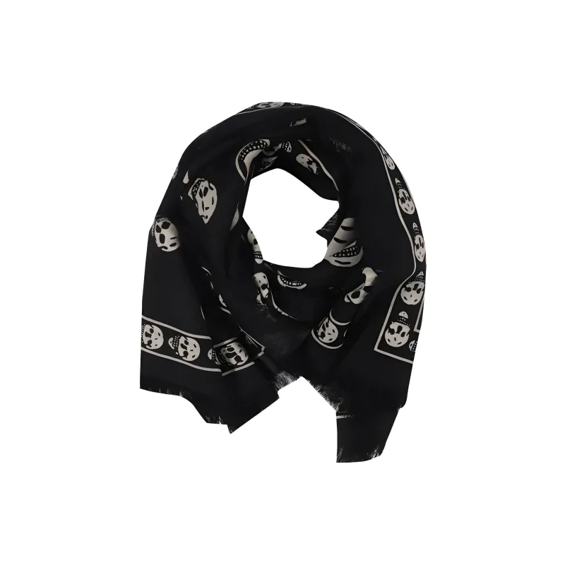 Alexander McQueen Skull Printed Scarf-1