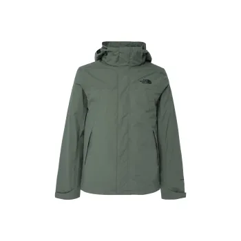 THE NORTH FACE Outdoor Hiking Water Resistant Windproof UV Protection Warm Windbreaker Jacket Men's Green