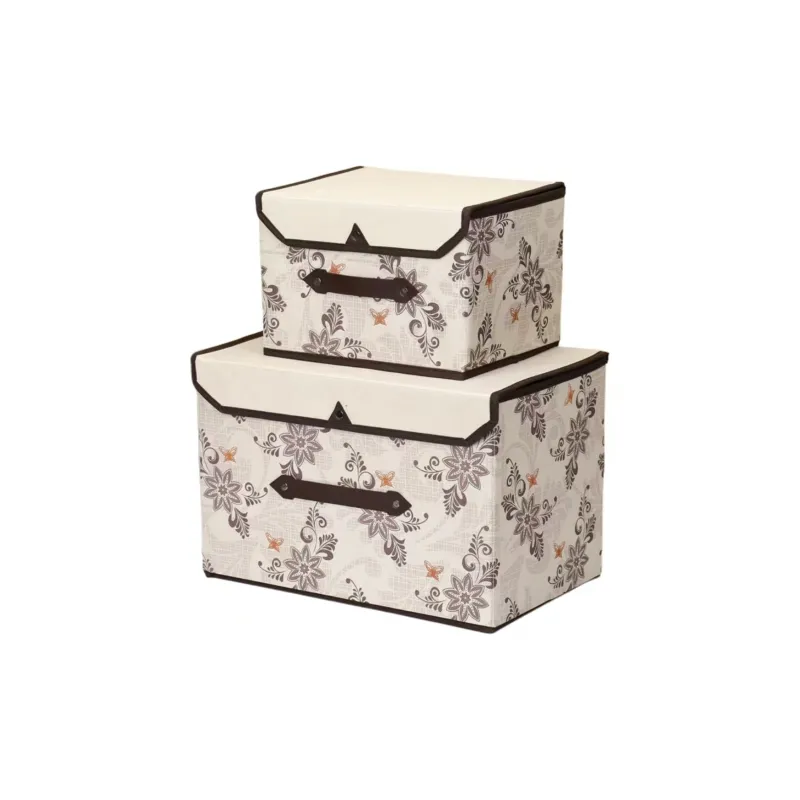 ALOENEY PU Storage Box Combo Set Unisex Multicolor-6