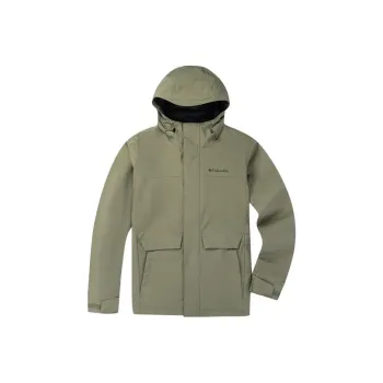 Columbia Waterproof And Warm Windbreaker Jacket Unisex Army Green
