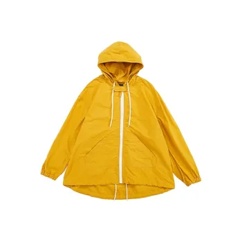 NEVERSEEZ Windbreaker Jackets Unisex Mango Yellow