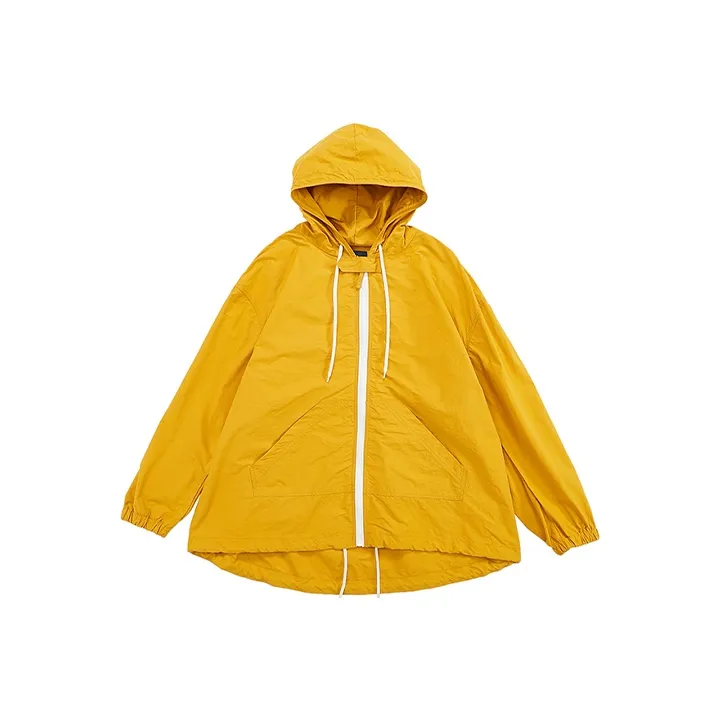 NEVERSEEZ Windbreaker Jackets Unisex Mango Yellow-0