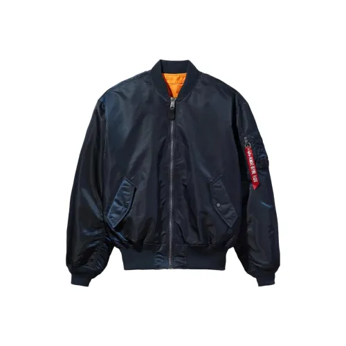 Alpha Industries Jackets Men Blue