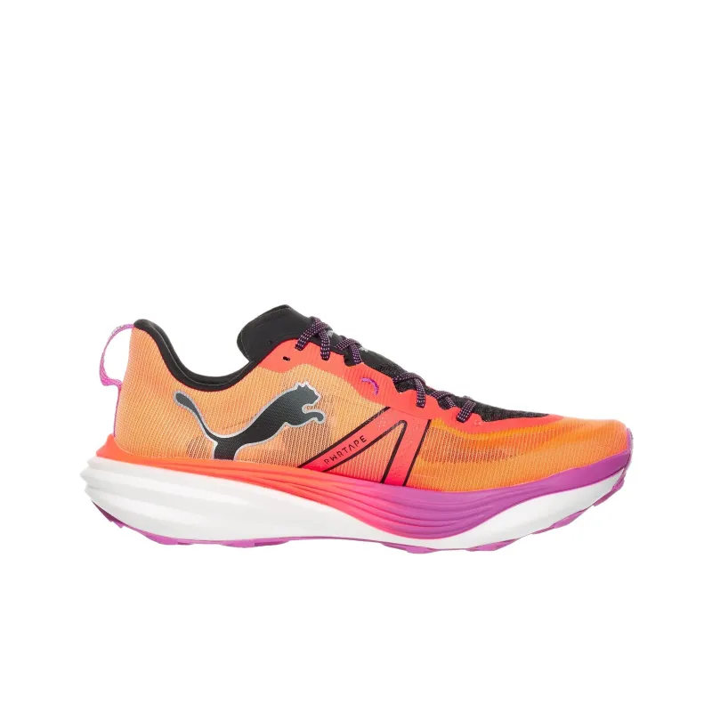 PUMA Deviate NITRO Elite Anti Slip Wear Resistant Low Top Trail Running Shoes Men's Orange Black-1