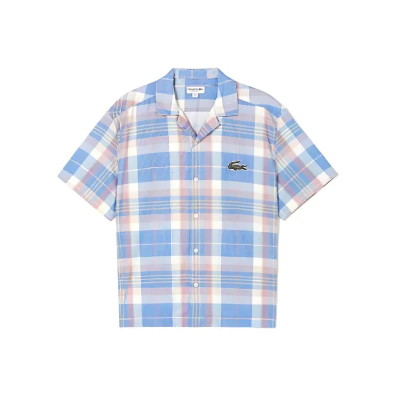 LACOSTE Shirts Men CGD/Blue Plaid-0