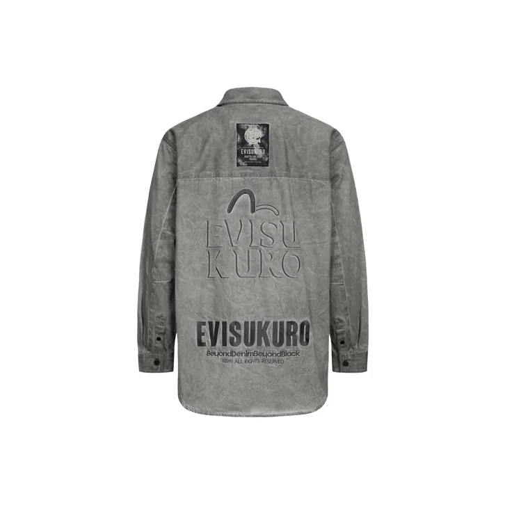 EVISU FW23 Denim Jacket Men's Gray-0