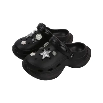 Thin Strips Sandal Slippers Women's, Black