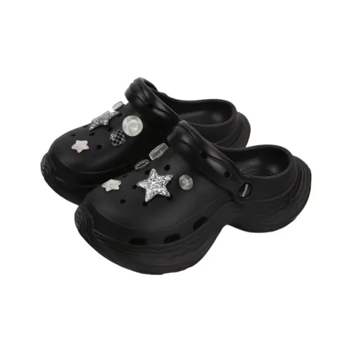 Thin Strips Sandal Slippers Women's, Black