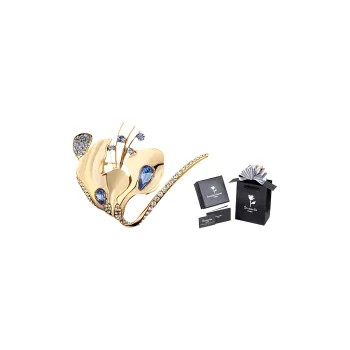 Eternelle Brooches Women's Brilliant Gold