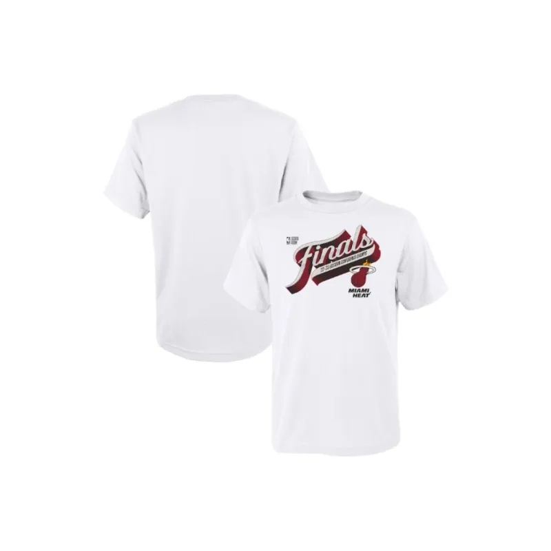 NBA Miami Heat T Shirt Unisex White-0