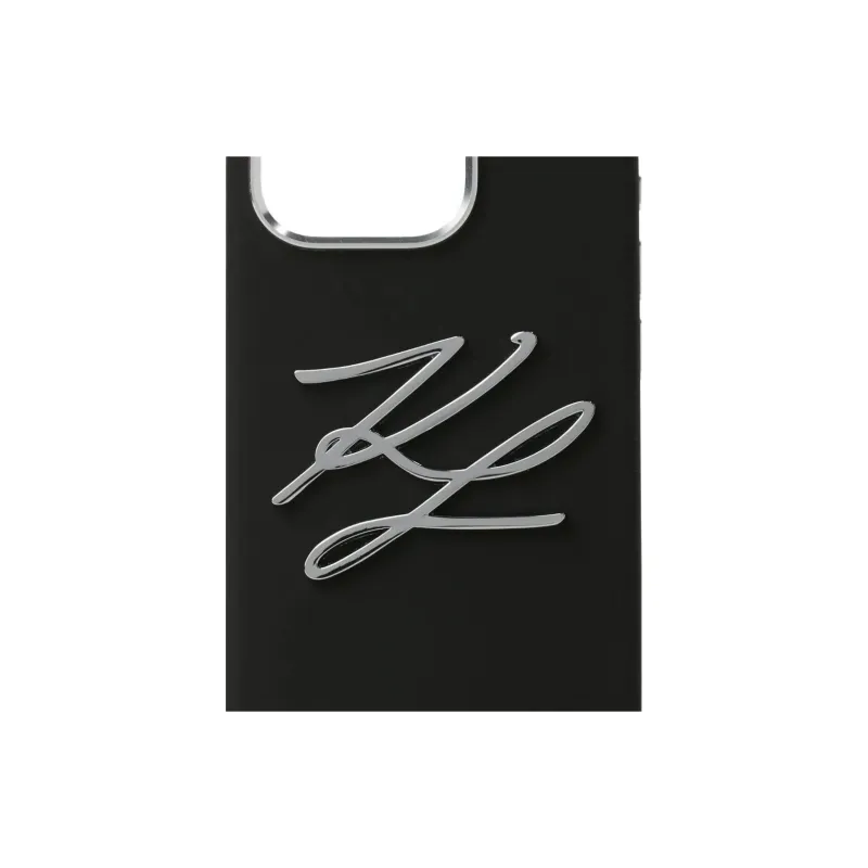 KARL LAGERFELD PC Material Impact Resistant Phone Cases Compatibility With IPhone 16 Pro Minimalist-2