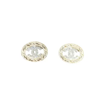 CHANEL Stud Earrings Women's