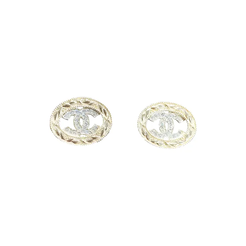 CHANEL Stud Earrings Women's-0
