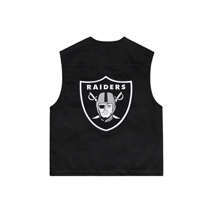 Supreme Nfl X Raiders X '47 Denim Vest-0