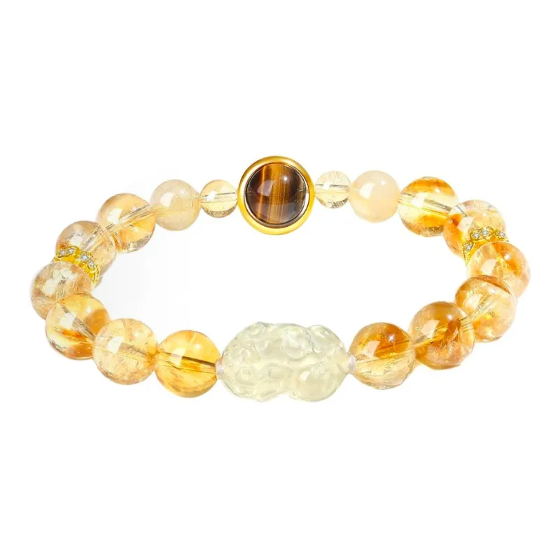CMFY Tiger's Eye Stone Jade Bracelets Unisex-5