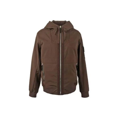 STONE ISLAND Jackets & Coats Men's Brown