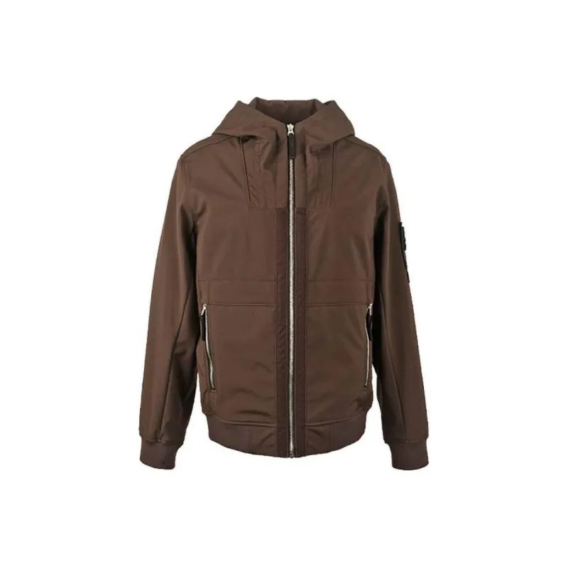 STONE ISLAND Jackets & Coats Men's Brown-0