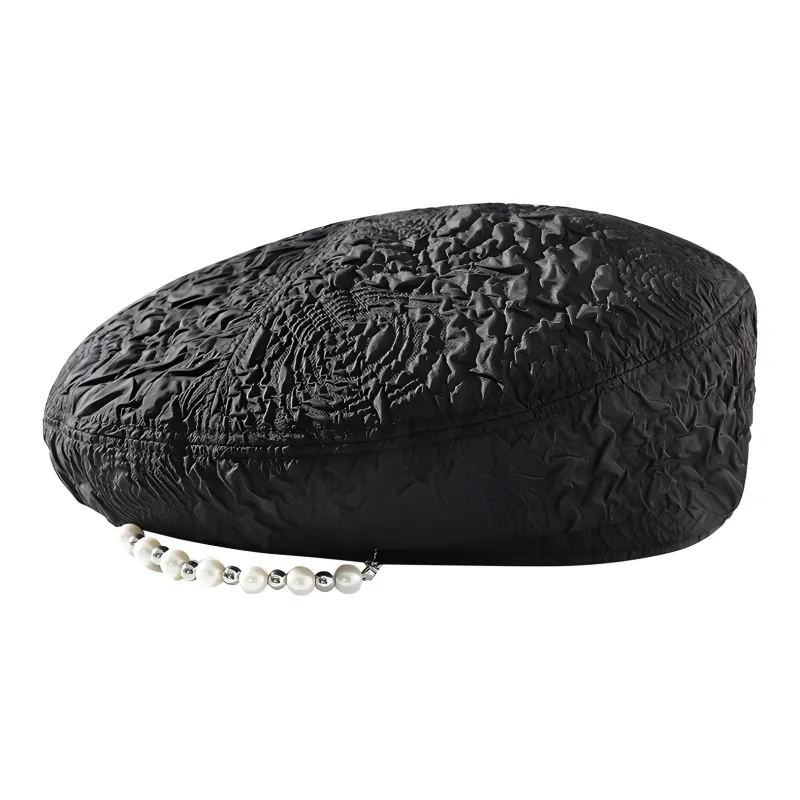 LAMLICKA Berets Unisex Black-1