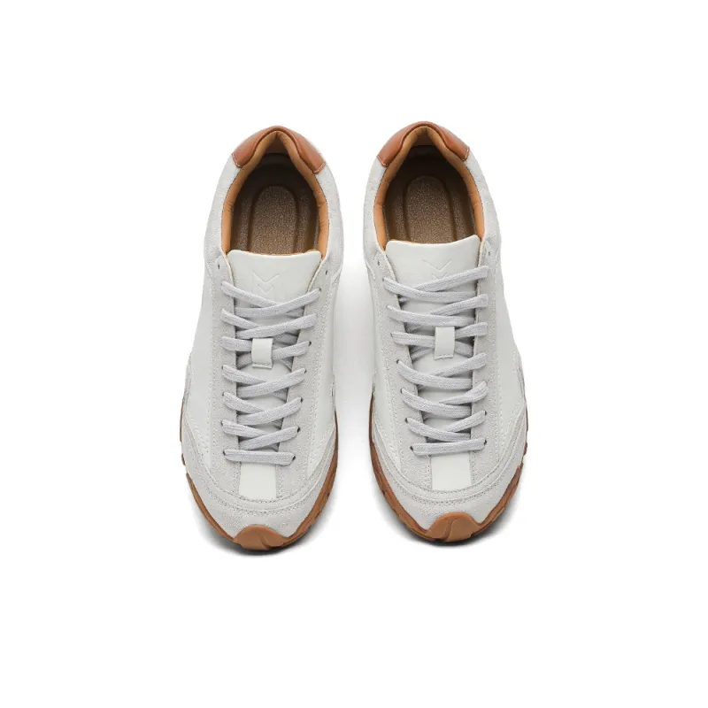 Rummaden Slip Resistant, Abrasion Resistant, Breathable, Lightweight Low Top Casual Shoes Unisex White-3