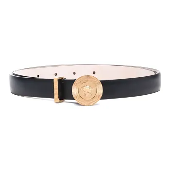 VERSACE Medusa Biggie Thin Leather Belt