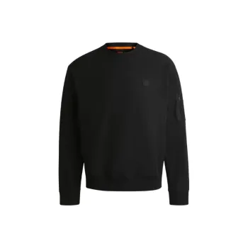 HUGO BOSS SS25 Sweatshirt Men's Black