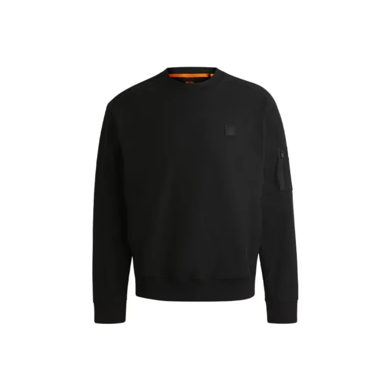 HUGO BOSS SS25 Sweatshirt Men's Black-0