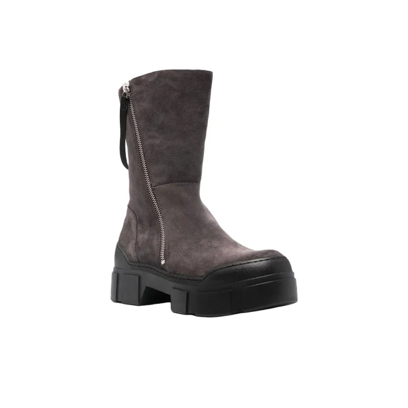 Vic Matie Silverstone Ankle Boots 4.2cm Women's Gray Brown-2
