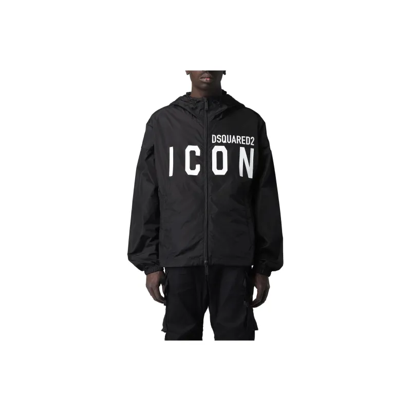 DSQUARED 2 Logo Printed Zipped Jacket-0
