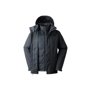 THE NORTH FACE City Outdoor Collection Hiking Waterproof And Windproof To Keep Warm Windbreaker Jacket Men's Gray