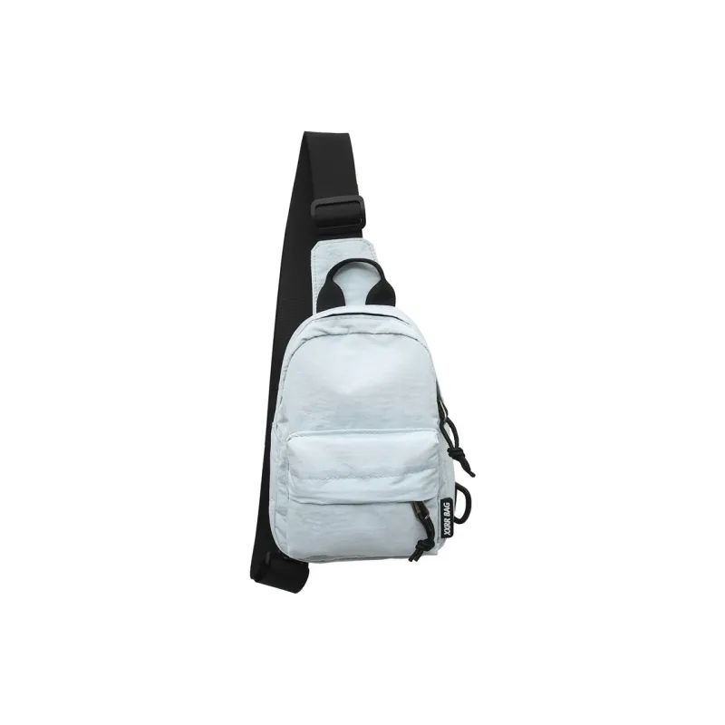 GOBLIN SHARKS 1759 Nylon Backpack, Sling Bag Regular Unisex White/Black/Blue/Green/Khaki-14