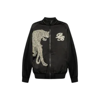 BALMAIN Logo Embellished Bomber Jacket