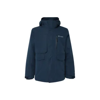 Columbia Omni Heat Waterproof, Windproof, And Water Repellent Windbreaker Jacket Men's Navy Blue