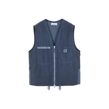STONE ISLAND SS23 Vest Men's Blue