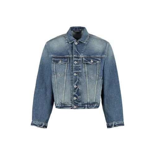 KENZO Button Up Cropped Denim Jacket