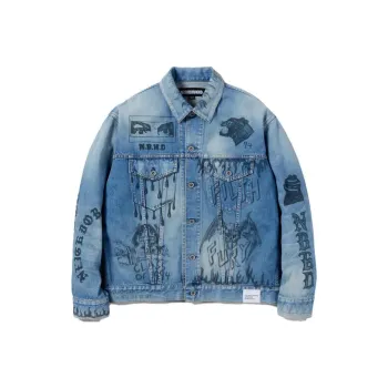 NEIGHBORHOOD Type 3 Graphic print Denim Jacket