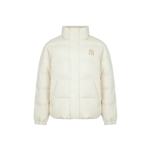 MLB Down Jacket Cropped Unisex Milk White
