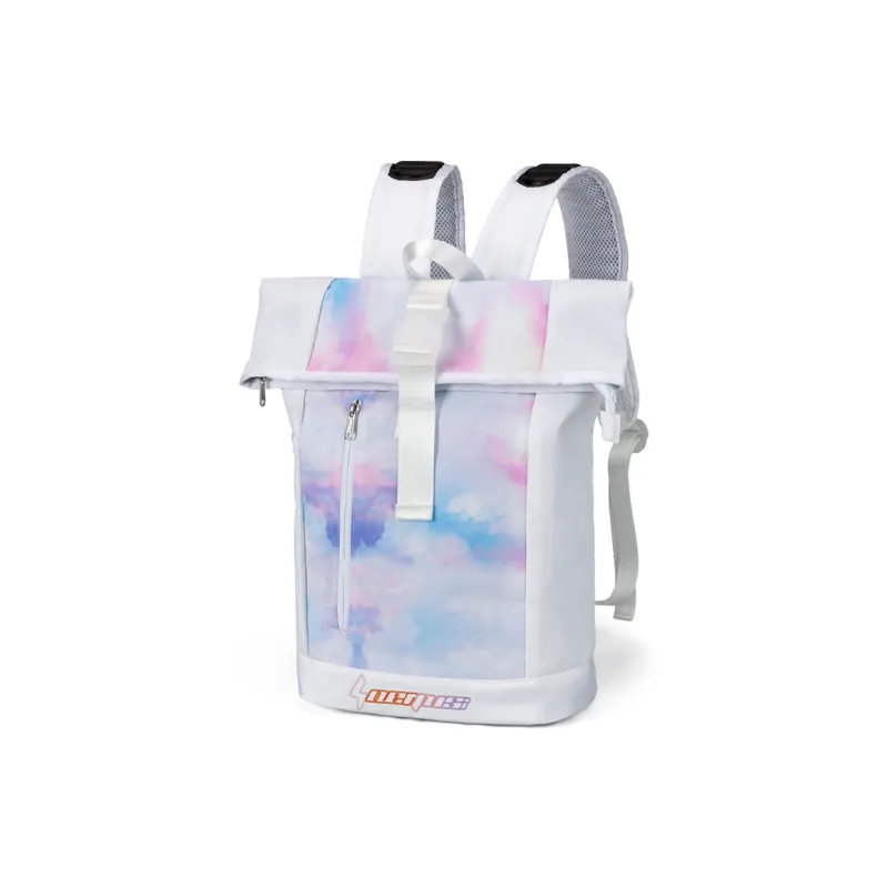 NOT ME Polyester Backpack Unisex Dazzling White-3