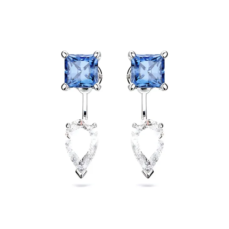 Swarovski Mesmera Crystal embellished Drop Earrings-1
