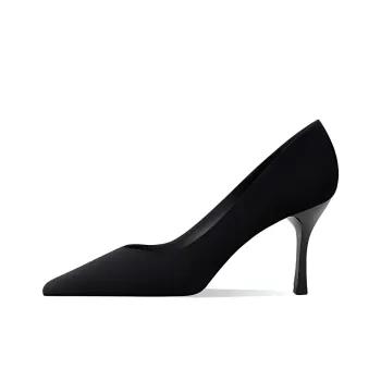 Lan Miao Slim Heel High Heels Women's Black
