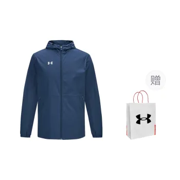 Under Armour Jackets Coats Men's Navy Blue With Free Shopping Bag