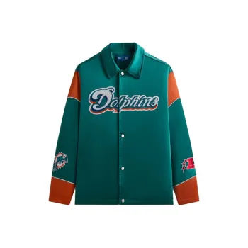 KITH X Nfl 47 Dolphins Kieran Coaches Jacket