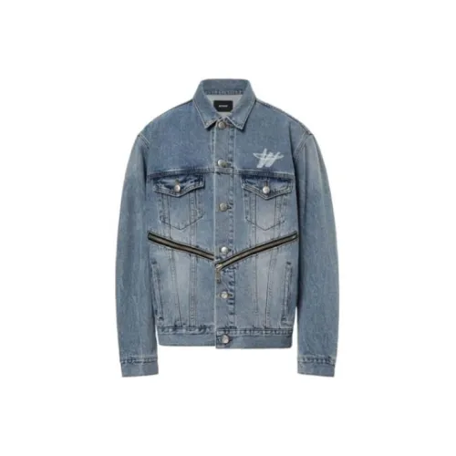 WE11DONE Jackets Coats Unisex Blue