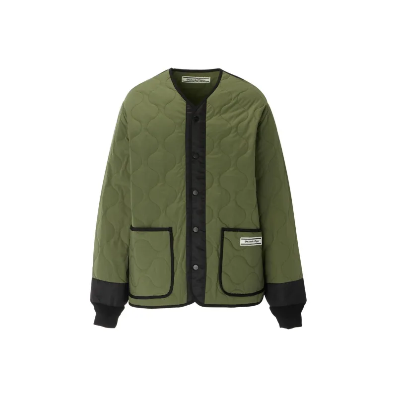 Onitsuka Tiger QUILTED Jacket Unisex Army Green-0