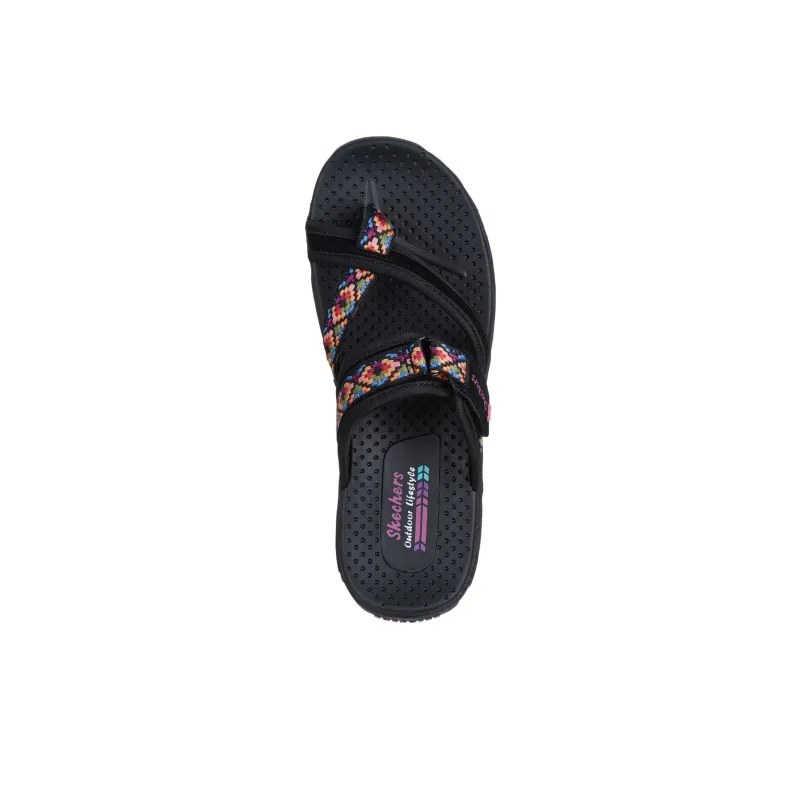 Skechers Reggae Flip Flops Women's Black-3