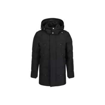 Moose Knuckles Cloud Logo Detailed Padded Parka
