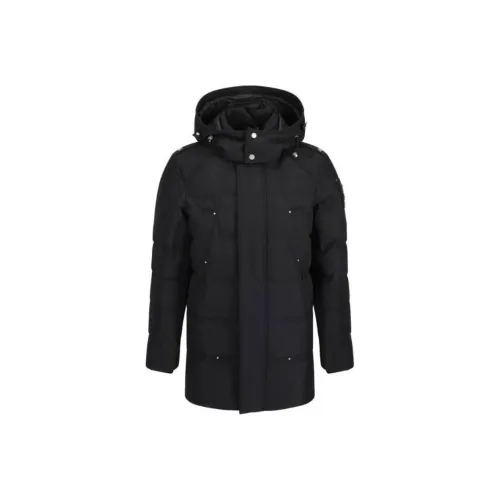 Moose Knuckles Cloud Logo Detailed Padded Parka