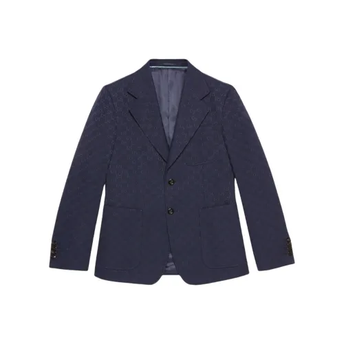 GUCCI Ophidia Gg Jacquard Long Sleeved Blazer