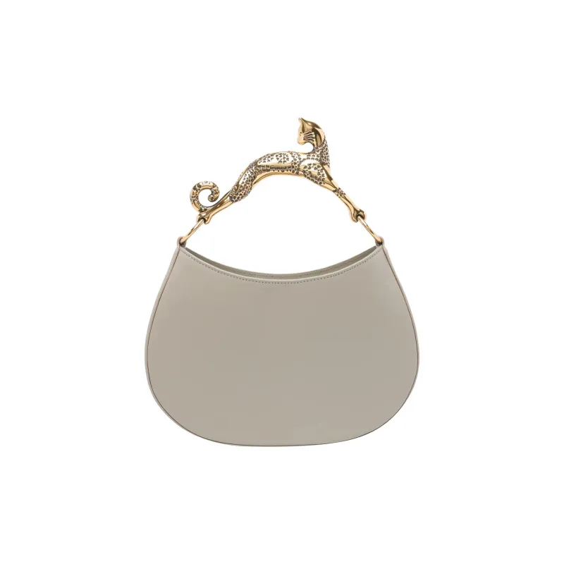 Lanvin Lambskin Handbag Women's Beige-2