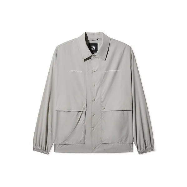 Cabbeen Jackets Coats Men's Light Gray-0